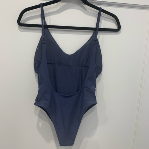 Dusty Blue Swimsuit - Picture 3 of 3